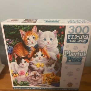 Playful Paws Cat Puzzle 300 Large Pieces